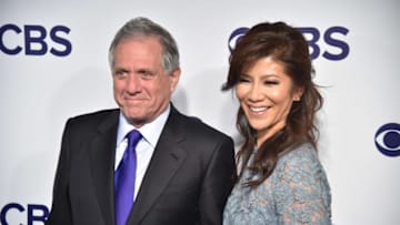 NEW YORK, NY - MAY 17: Chairman of the Board, President, and Chief Executive Officer of CBS Corporation Les Moonves and Julie Chen attend the 2017 CBS Upfront on May 17, 2017 in New York City. (Photo by Theo Wargo/Getty Images)