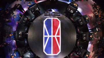 LONG ISLAND CITY, NY - JULY 7: An overhead view of the studio during the game between Pacers Gaming and 76ers Gaming Club on July 7, 2018 at the NBA 2K League Studio Powered by Intel in Long Island City, New York. NOTE TO USER: User expressly acknowledges and agrees that, by downloading and/or using this photograph, user is consenting to the terms and conditions of the Getty Images License Agreement. Mandatory Copyright Notice: Copyright 2018 NBAE (Photo by Michelle Farsi/NBAE via Getty Images)
