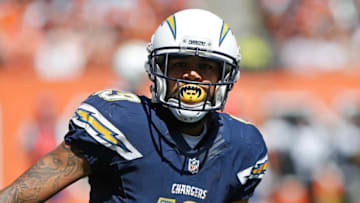 Sep 20, 2015; Cincinnati, OH, USA; San Diego Chargers wide receiver Keenan Allen (13) against the Cincinnati Bengals at Paul Brown Stadium. The Bengals won 24-19. Mandatory Credit: Aaron Doster-USA TODAY Sports