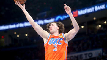 Josh Giddey #3 of the Oklahoma City Thunder (Photo by Ian Maule/Getty Images)