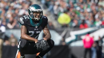 Oct 23, 2016; Philadelphia, PA, USA; Philadelphia Eagles cornerback Nolan Carroll (22) on the field against the Minnesota Vikings at Lincoln Financial Field. The Philadelphia Eagles won 21-10. Mandatory Credit: Bill Streicher-USA TODAY Sports