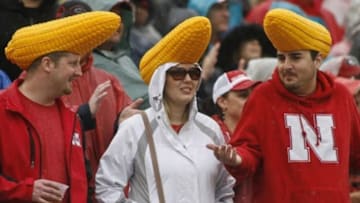 Jan 1, 2014; Jacksonville, FL, USA; Nebraska Cornhuskers fans react in the first quarter of their game against the Georgia Bulldogs at EverBank Field . Mandatory Credit: Phil Sears-USA TODAY Sports