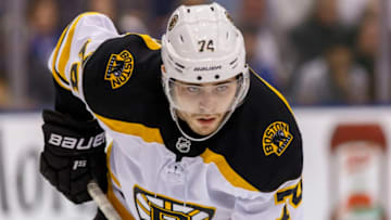 TORONTO, ON - APRIL 23: Jake DeBrusk