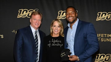 Michael Strahan, New York Giants (Photo by Mike Coppola/Getty Images)