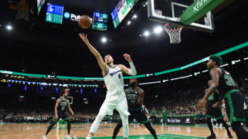 Boston Celtics, Kristaps Porzingis. Mandatory Credit: Bob DeChiara-USA TODAY Sports