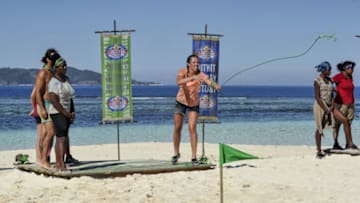 "Dirty Deed" - Cirie Fields and Sarah Lacina on the fifth episode of SURVIVOR: Game Changers, airing Wednesday, March 29 (8:00-9:00 PM, ET/PT) on the CBS Television Network. Photo: Jeffrey Neira/CBS Entertainment ÃÂ©2017 CBS Broadcasting, Inc. All Rights Reserved.