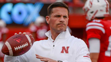 LINCOLN, NE - SEPTEMBER 02: Defensive Coordinator Bob Diaco of the Nebraska Cornhuskers on the field before the game against the Arkansas State Red Wolvesat Memorial Stadium on September 2, 2017 in Lincoln, Nebraska. (Photo by Steven Branscombe/Getty Images)
