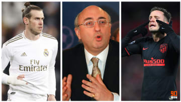 Gareth Bale, Jonathan Barnett et Saul. 