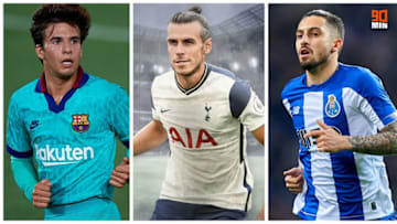 Riqui Puig, Gareth Bale et Alex Telles. 