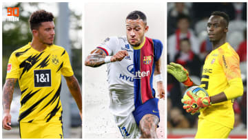 Jadon Sancho, Memphis Depay, Édouard Mendy. 