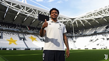 Weston McKennie posiert im Juventus-Stadium
