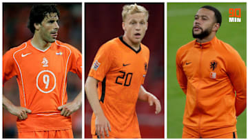 Van Nistelrooy, Van de Beek et Memphis Depay. 