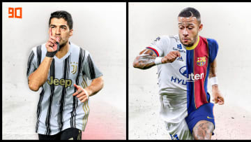 Luis Suarez et Memphis Depay.