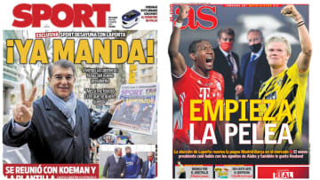 Las portadas de los grandes medios españoles