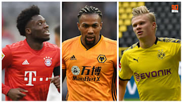 Alphonso Davies, Adama Traoré et Erling Haaland