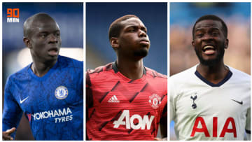 Ngolo Kanté, Paul Pogba et Tanguy Ndombélé. 