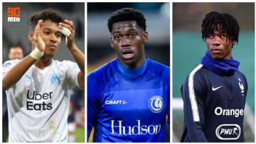 Boubacar Kamara, Jonathan David et Eduardo Camavinga. 