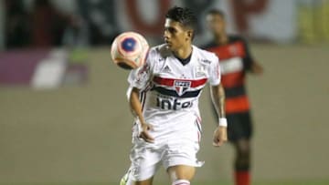Gustavo Maia em ação na Copinha