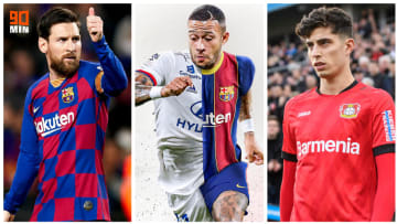 Lionel Messi, Memphis Depay et Kai Havertz. 