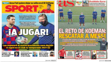 Las portadas de los medios deportivos en España 