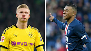 Erling Haaland et Kylian Mbappé