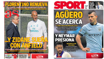 Las portadas de los principales diarios deportivos 