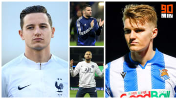 Florian Thauvin, Léo Dubois, Neymar, Martin Odegaard. 