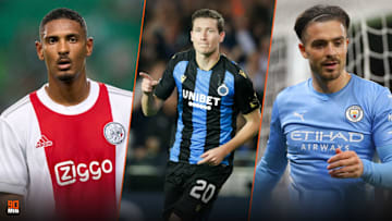 Sébastien Haller, Hans Vanaken et Jack Grealish. 