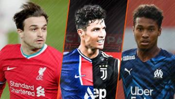 Shaqiri, Cristiano Ronaldo et Kamara.