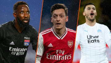 Moussa Dembélé, Mesut Ozil et Nemanja Radonjic.