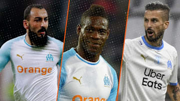 Kostas Mitroglou, Mario Balotelli et Dario Benedetto. Kostas Mitroglou, Mario Balotelli et Dario Benedetto.