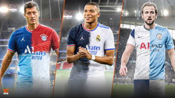 Robert Lewandowski, Kylian Mbappé et Harry Kane