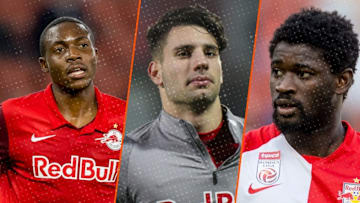 Enock Mwepu, Dominik Szoboszlai et Sekou Koita. 