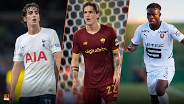 Bryan Gil, Nicolò Zaniolo et Kamaldeen Sulemana. 