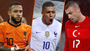 Memphis Depay, Kylian Mbappé et Burak Yilmaz. 