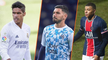 Raphaël Varane, Morgan Sanson, Kylian Mbappé. 