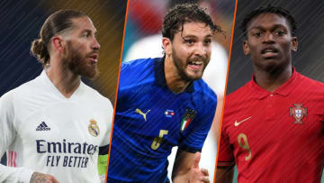 Sergio Ramos, Manuel Locatelli et Rafael Leao. 