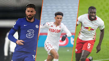 Giroud, Diop et Upamecano. 