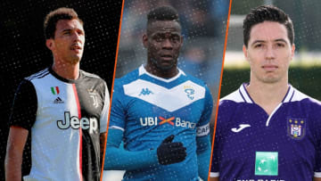 Mario Mandzukic, Mario Balotelli et Samir Nasri font partie des joueurs libres les plus intéressants.