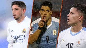 Federico Valverde, Luis Suarez et Brian Rodriguez. 