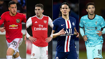 Diogo Dalot, Lucas Torreira, Edinson Cavani, Marko Grujic