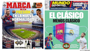 Portadas de Marca y Mundo Deportivo