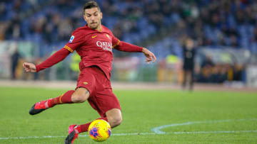 Lorenzo Pellegrini avec l'AS Rome. 