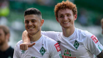 Sargent und Rashica sind mit dem Ausgang der gestrigen Partie sichtlich zufrieden