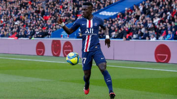 Idrissa Gueye avec le PSG contre Dijon en Ligue 1. 
