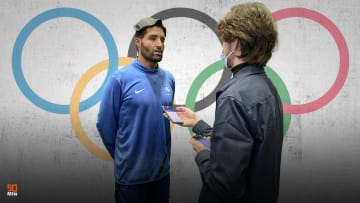 Hakim Arezki, international français de Cécifoot à l'histoire inspirante. 