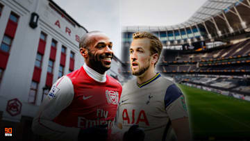 Thierry Henry, leggenda dell'Arsenal ed Harry Kane, capitano del Tottenham