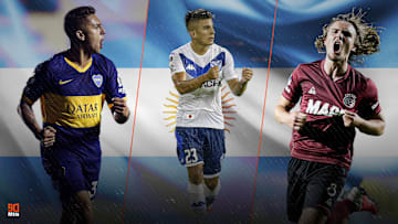 Agustin Almendra, Thiago Almada et Pedro De la Vega 