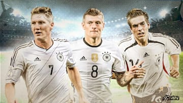 Shweinsteiger, Kroos, Lahm 