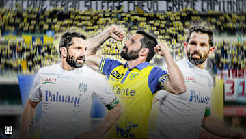 Sergio Pellissier, bandiera del Chievo Verona Sergio Pellissier, bandiera del Chievo Verona